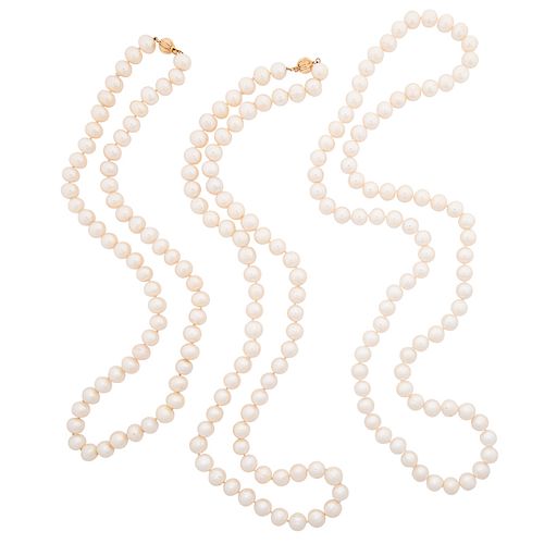 FRESHWATER CULTURED PEARL NECKLACES