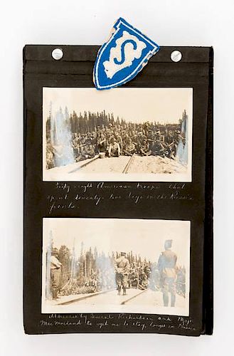 WWI North Russia Expeditionary Force Photograph Album 