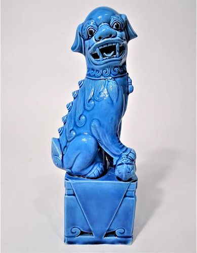 Chinese Porcelain Republican Period Foo Dog