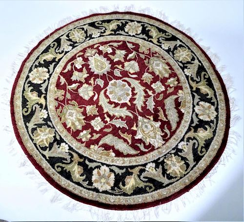 Hand Knotted Round Rug