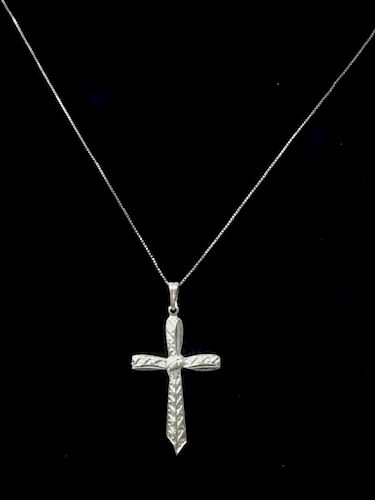 Cross Necklace 10k Yellow Gold