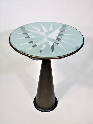 Oscar Tusquets Glass Top Table for Aleph