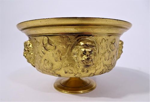 Antique French Barbedeinne Gilt Bronze Compote