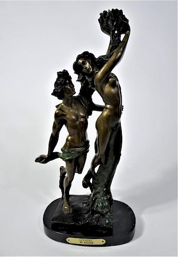 Bronze Sculpture "Lovers" by Ruggeri
