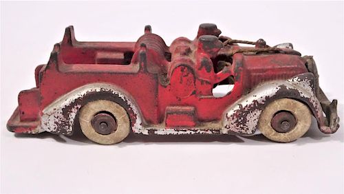 Antique Red Hubley Toy Car