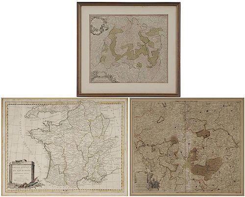 Three 18th Century European Maps