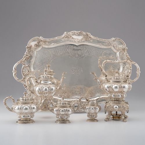 Gorham Rococo Sterling Silver Tea and Coffee Service