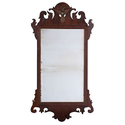 Chippendale Mirror with Inlay