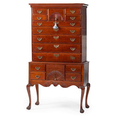 Connecticut Valley Chippendale Highboy