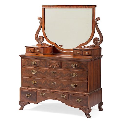 Classical-style Gentleman's Chest with Mirror
