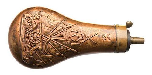 K.M. marked Colt's Patent Flask 