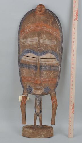 African Polychromed Carved Figure