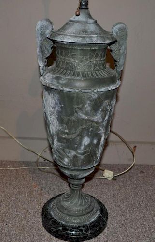Classical Style Metal Urn Form Lamp