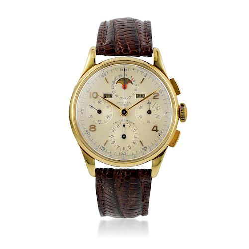 Universal Geneve Tri-Compax Ref. 12552 in 18K Gold