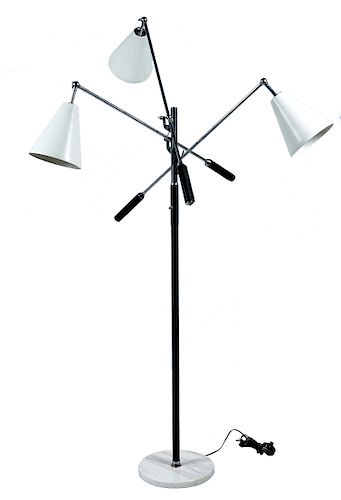 Arredoluce Triennale 3 Arm Floor Lamp