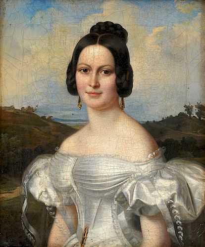 19th Ct. Continental Portrait of a Woman
