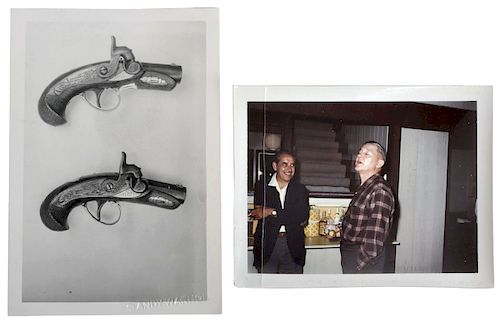 2 Warhol Polaroids Embossed on Back
