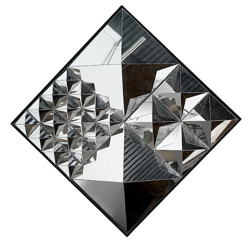 Style of Verner Panton Geometric Wall Mirror