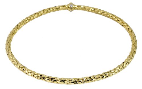 18kt Gold Chimento Choker / Necklace