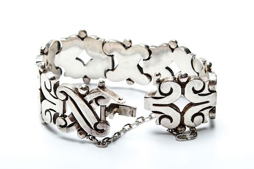Gerardo Lopez Taxco Sterling Silver Bracelet
