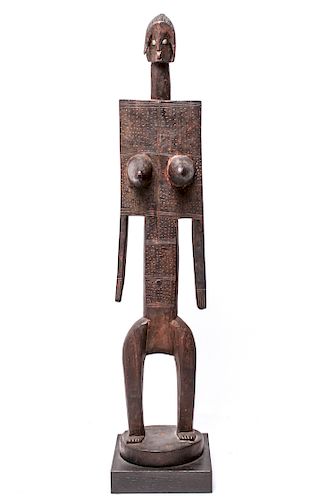 African Mali Dogon Tribal Female Figure Sculpture