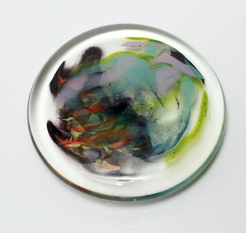 J. Parsons American Studio Art Glass Paperweight