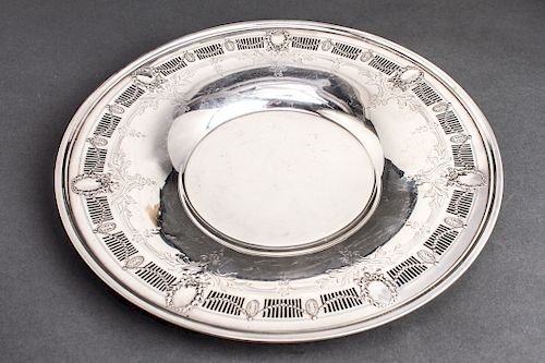 Whiting Co. Neoclassical Sterling Silver Charger