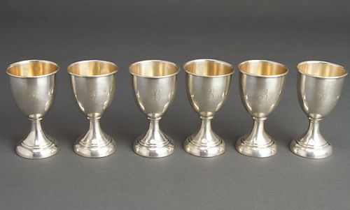 Sterling Silver Cordials Set of 6