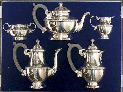 Royal Irish Silver Ltd Tea / Coffee Service Set 5