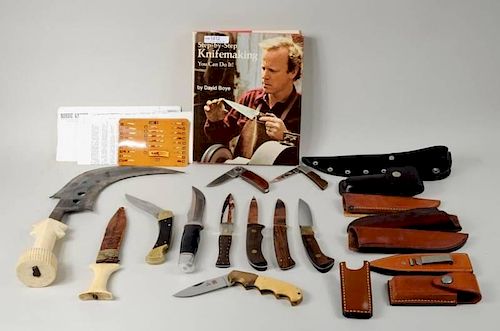 Group Collectible Knives & Related Items
