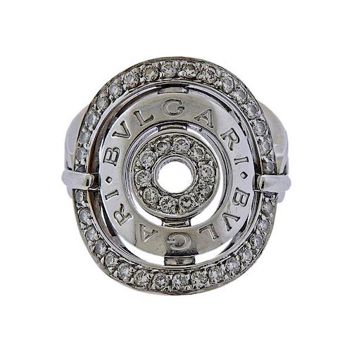 Bvlgari Bulgari Astrale 18K Gold Diamond Flip Ring