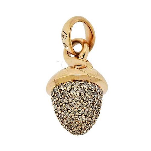 Tamara Comolli Mikado Fancy Diamond 18k Gold Pendant 