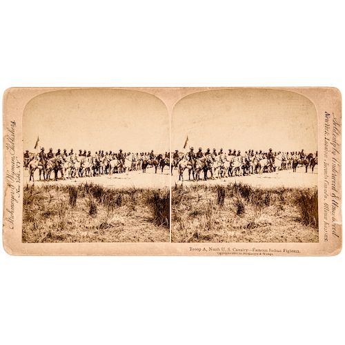 1898 African American Buffalo Soldiers Ninth U.S. Cavalry Famous Indian Fighters
