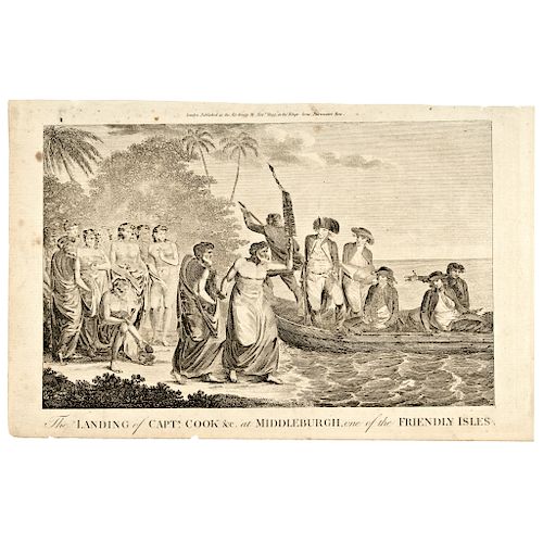 c. 1781, Illustration Print About Captain James Cook
