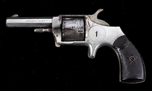 Advance Nickel Spur Trigger Revolver c. 1878