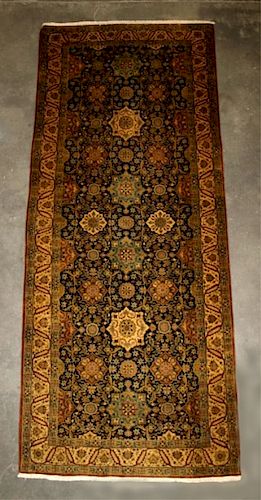 Bidjar Flat Woven Floral Design Persian Rug