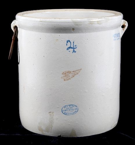 Early 20th Century Red Wing 4 Gallon Glazed Crock