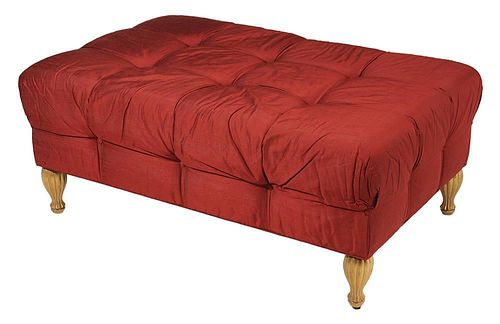 Silk-Tufted Upholstered and Gilt