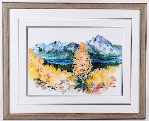 "Wyoming Colors" Mike Kopp Authenticated Print