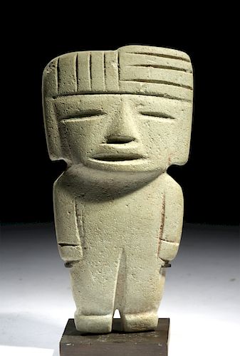 Classic Teotihuacan Green Stone Standing Figure