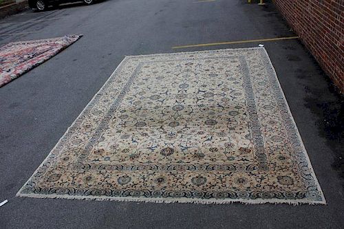 Vintage Finely Woven Openfield Handmade Carpet.