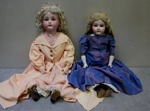 2 Vintage German Bisque Dolls.
