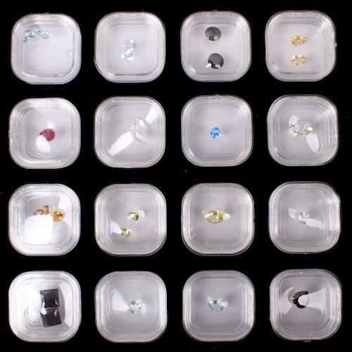 Assortment of Faceted Gemstone Collection