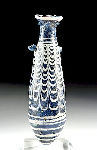 Greek Hellenistic Core Formed Glass Alabastron