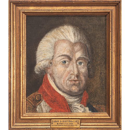 American School, Portrait of Revolutionary War Hessian General Wilhelm Von Knyphausen (1716-1800)