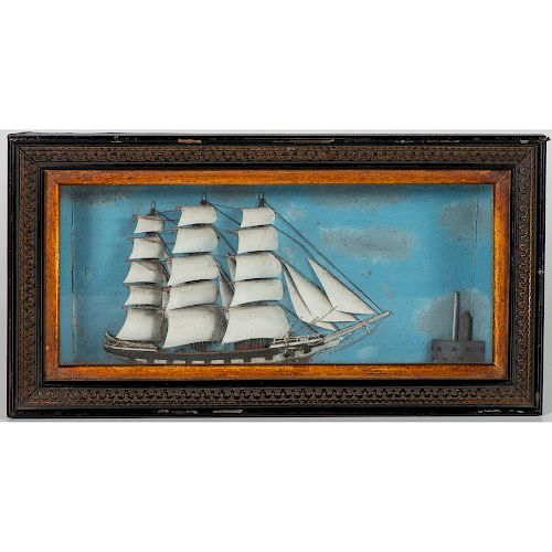 Painted Ship Diorama