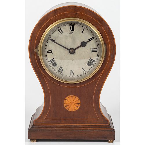 William Gilbert Balloon Mantel Clock