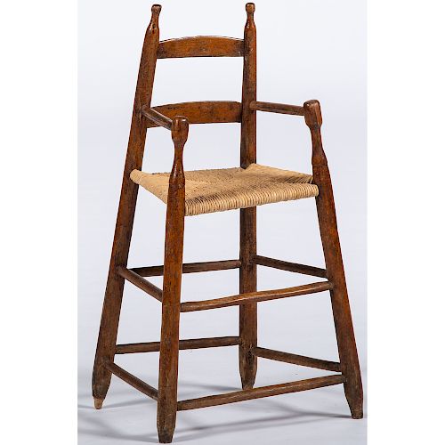 Country Ladderback High Chair