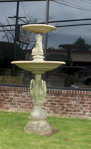 Large and Impressive Antique Marble Fountain