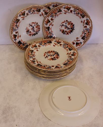 Group of 12 Royal Crown Derby Plates For Tiffany
